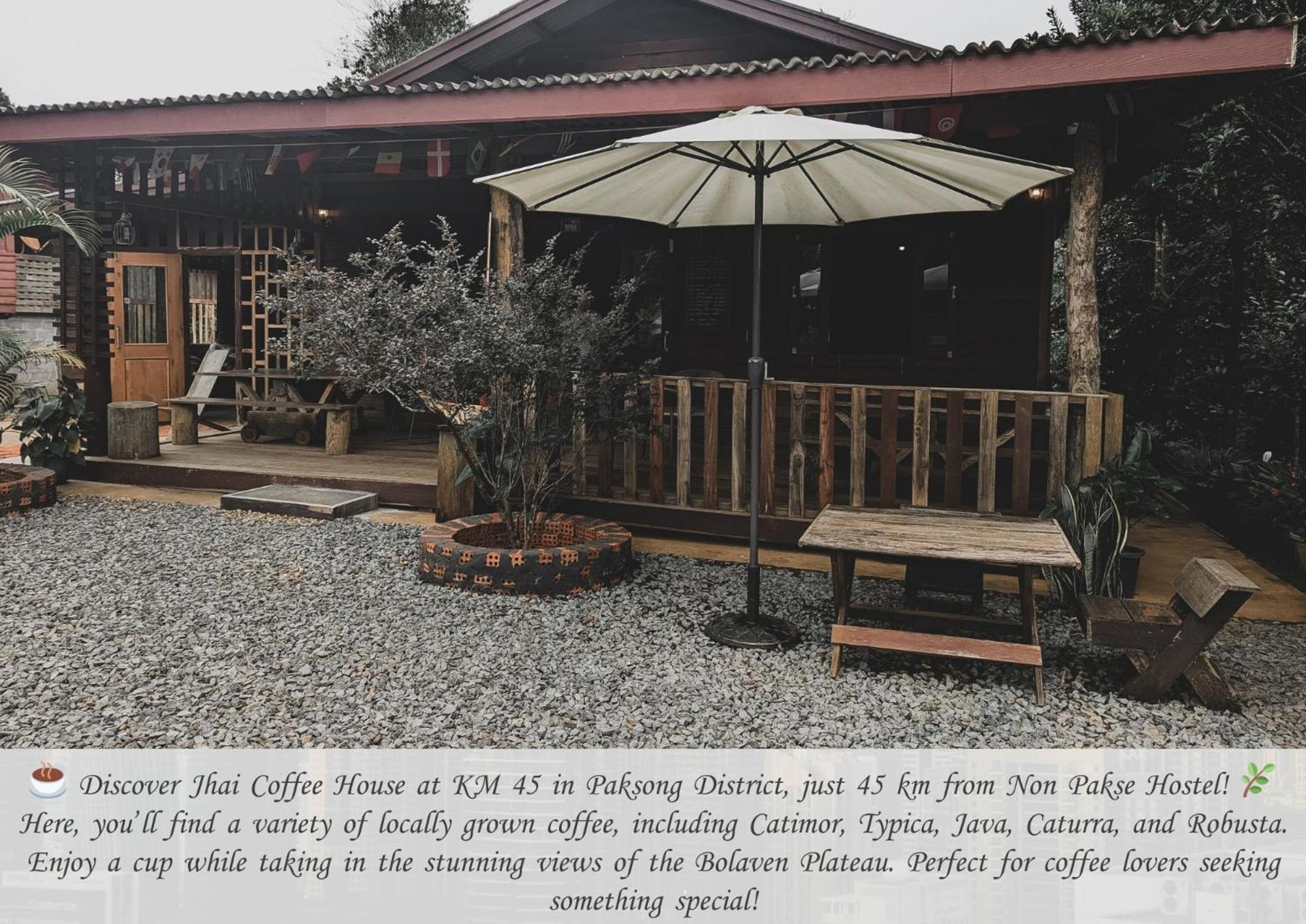Non Pakse Hostel & Coffee House Exterior foto